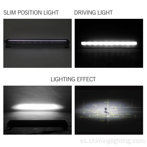 12 &quot;22&quot; 32 &quot;42&quot; 52 &quot;Barra de luz fuera de carretera Barra de luz de una sola fila Barras de luz LED Light Barras de luz LED Súper brillante